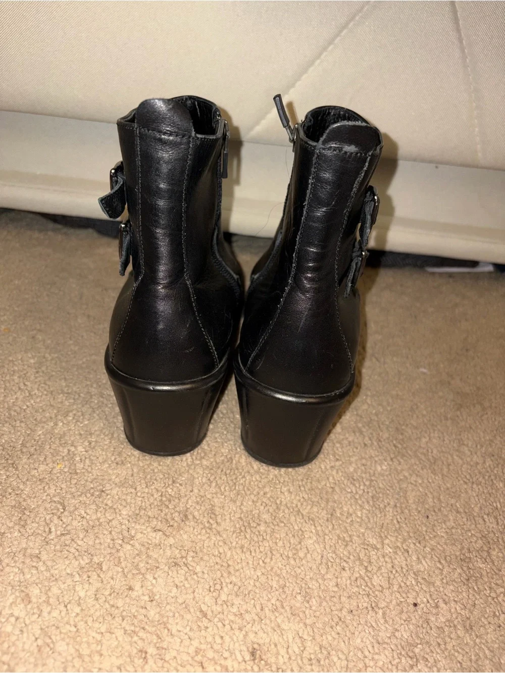 Women’s Black Dansko Bibi moto-style ankle boots Sz 41 (10.5-11)